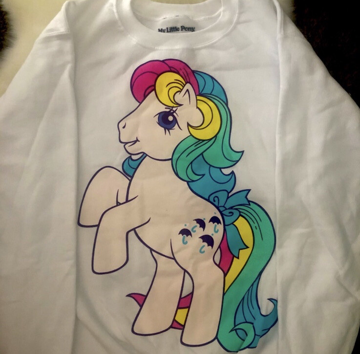 Felpa pullover donna My Little Pony bianca 1X