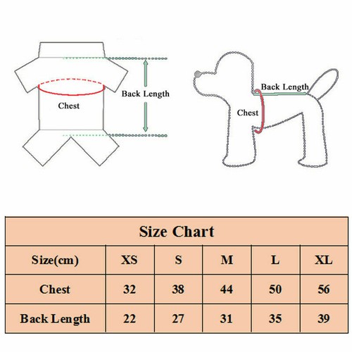 Puppy Dog Clothes Fleece T Shirt For Small Dogs Chihuahua Pet Vest Warm Winter## - Picture 58 of 60