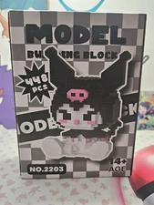 Sanrio Kuromi Mini Building Blocks,448 Pcs Puzzle- Kuromi (Sealed)