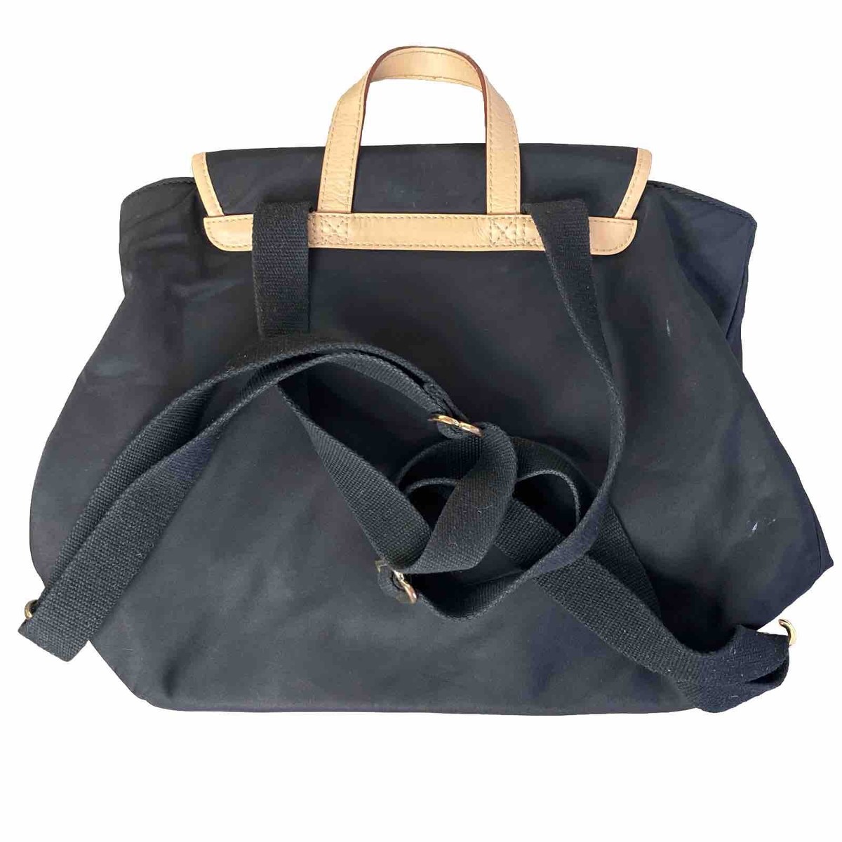 Kate Spade Kennedy Park Black Nylon Natural Leather  display picture 2