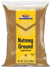 Rani Nutmeg (Jaiphul) Ground Powder Spice, 3.5oz (100g)