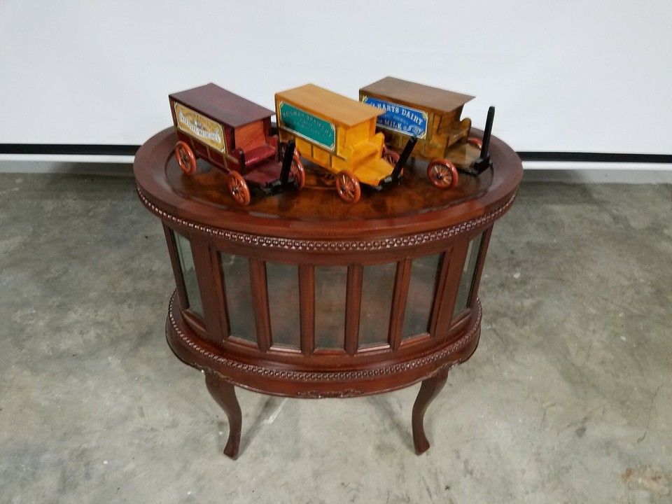 Vintage Wagon Advertising Wood Toys Old Lot 3 Carriages Antique Toys ...