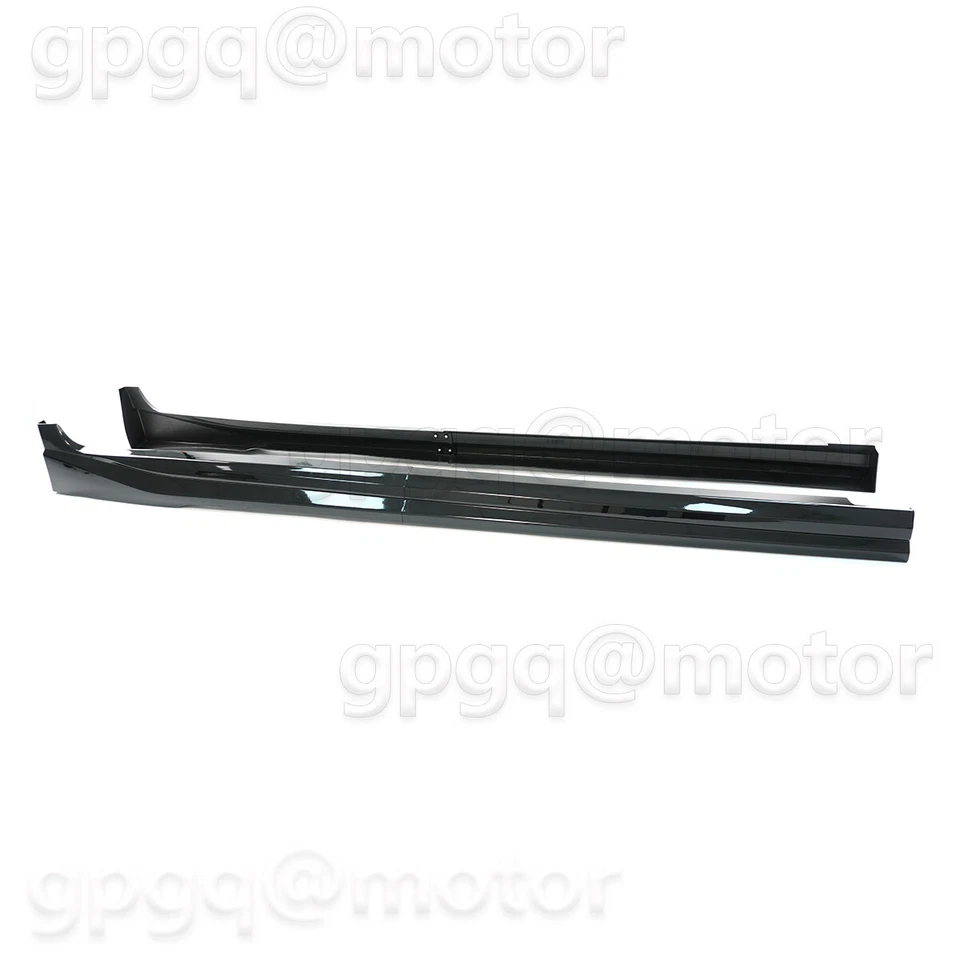 Extensión de faldón lateral negro brillante Yofer V1 para Toyota Camry LE SE XSE XLE 18-2025 Foto 4 de 4