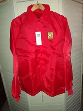 Vintage Funks G Hybrids Red Swingster Farmer Windbreaker Hipster Jacket Sz L