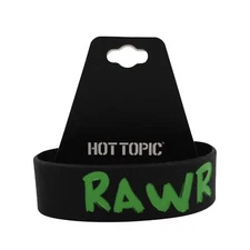 "RAWR" Silicone Wristband from Hot Topic #B2182
