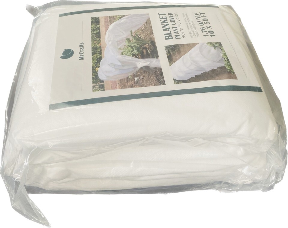 Homoda Cubiertas Para Plantas, Protección Contra La Congelación, 2 Paquetes De 40 Pulgadas De Ancho X 47 Pulgadas De Alto, Chaquetas De Arbusto Con Cremallera Y Cordón, Paño Para Escarcha Para