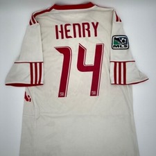 Henry #14 New York Red Bull 2010/2011 ORIGINAL Adidas Vintage Soccer Jersey (M)