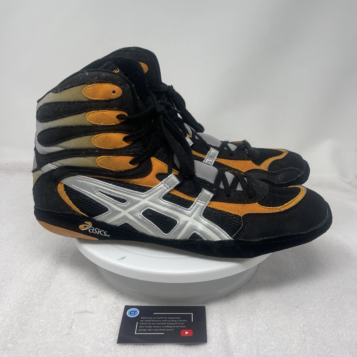 Vintage Asics Pursuit II 2 Wrestling Shoes Mens Size 15 Orange