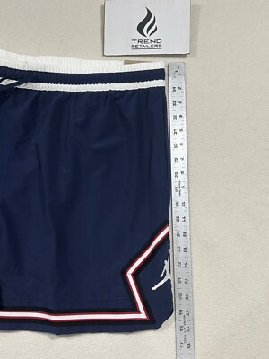 Nike Air Jordan Diamond Dri-FIT Woven USA Olympics Shorts Navy Sz