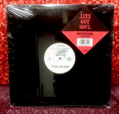 1990 Jazz Got Soul  Housework  Chrysalis V-23645 12  Maxi-Single LP (Sealed)