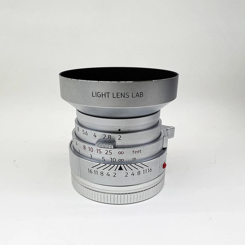 Light lens lab Lens 50mm F2 Silver Chrome Leica Summicron M M3 M6 M240 M10 - Image 3 of 4