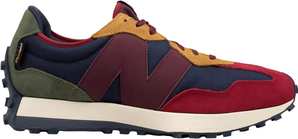 New Balance 327 Burgundy/Navy/Tan