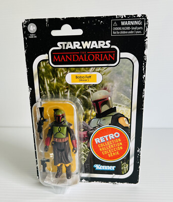 Star Wars The Mandalorian Boba Feet Morak Retro Collection Hasbro 3.75  