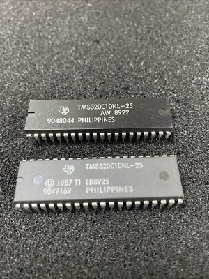 SET BESTEHEND AUS 5 Stück Texas TMS320C10NL-25 Digital Signalprozessor 40-Pin DIP
