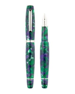 Scribo Feel Fountain Pen in Glicine - 18k Gold Extra Extra Broad - NEW in Box