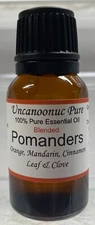 Pomanders 100% Pue Essential Oil 15mL | Clove, Mandarin, Orange, Cinnamon | New