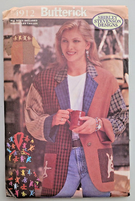 Vintage 90s Butterick Sewing Pattern Misses Cat Dancing Jacket S-L, 8-18 UNCUT