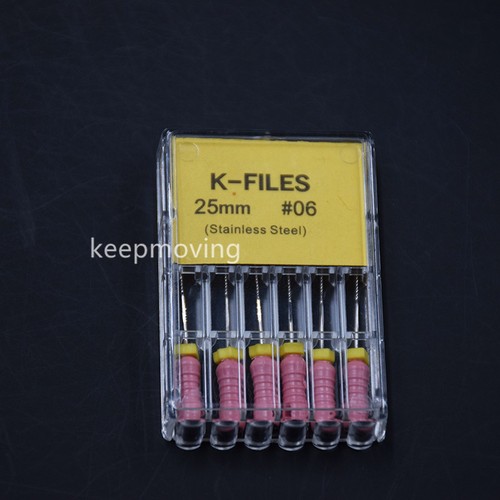 1 Pack Dental K-File Stainless Steel Endodontic Instruments Hand Use 21/25/31mm - 第 12/81 張圖片
