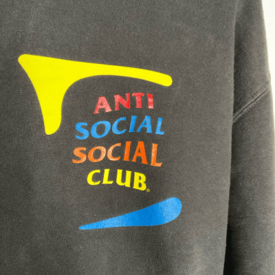 Anti Social Social Club Hoodie BLACK SEE ME NOW? Women s Men s size Large