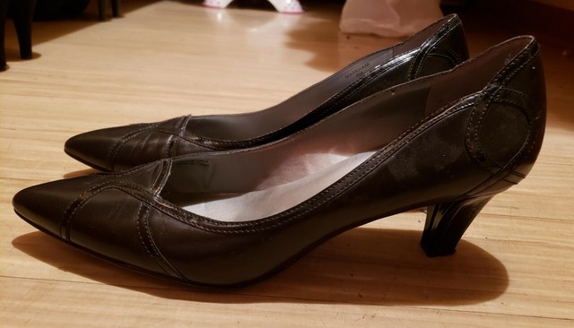 audrey brooke black heels