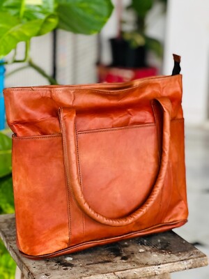 Men's Antitheft Backpack Travel Laptop School Exclusive  Leather Vintage Bag