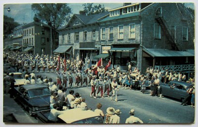 Canada Perth Ontario Orangeman Parade Greeting from Fall Brook Postcard 1972
