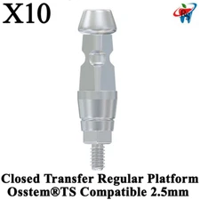 10pcs Dental Oss tem TS Compatible Closed Transfer Regular Platform 2.5mm