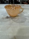 Vintage Fire King Peach Lustre Luster  Tea Cup  Anchor Hocking Replacement