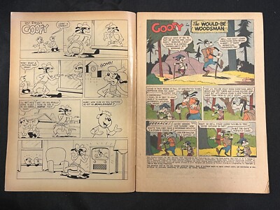1959 May-July NO 987 Dell Comic Book Walt Disney Goofy 10 Cents KB