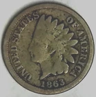 1863 C/N Indian head cent Great piece for any set #2