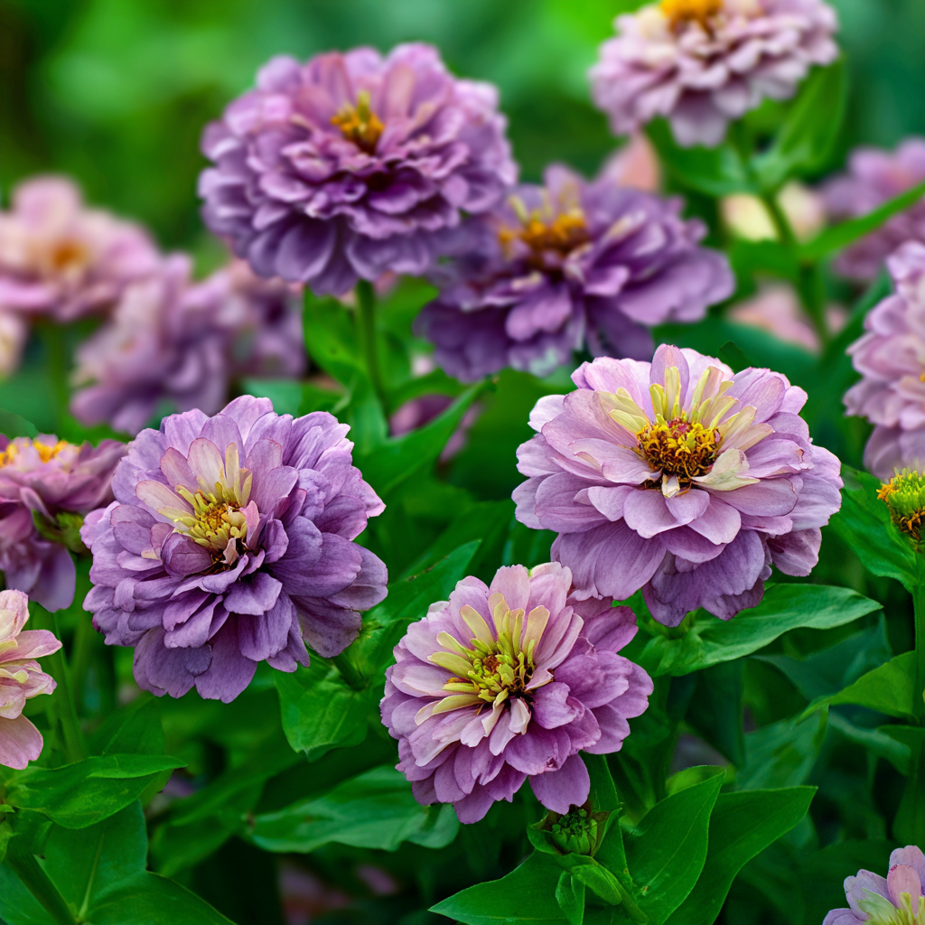 Blueberry Cheesecake Zinnia 100 Seed Mix | Zinnia elegans