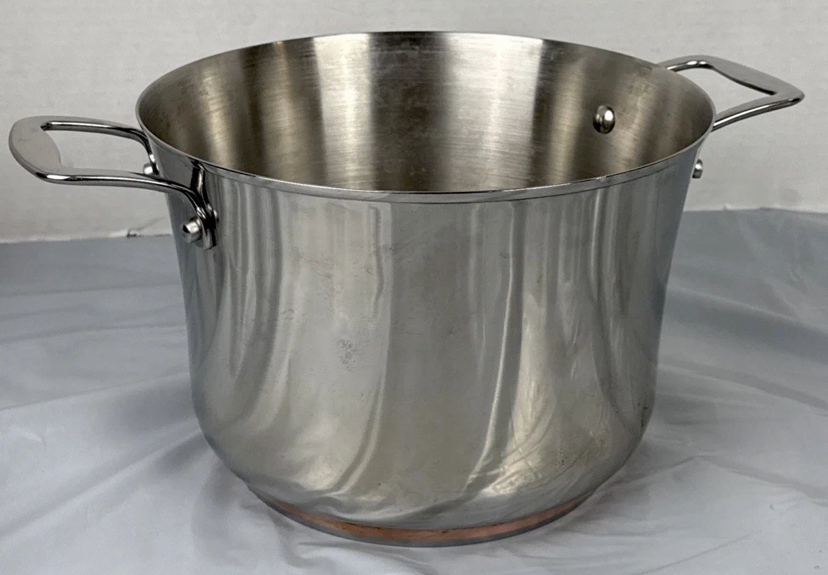 KitchenAid 8 Qt Stockpot (7.8L) 5-Ply Full Cap Copper Core Base 2 Handles
