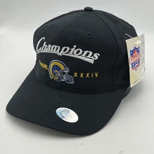 Los Angeles St. Louis Rams Super Bowl XXXIV Champions 2000 Logo 7 Snapback Hat
