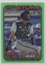 2024 Topps Pro Debut Green Foil 88/99 Dillon Head #PD-25 1f5h