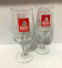 Madri Excepcional Pint Glasses x 2 Brand New