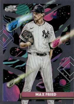 Max Fried 2025 Topps Chrome Cosmic #42 New York Yankees