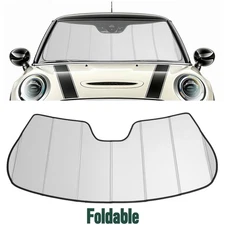 For 2014-2021 Mini Cooper F55 F56 F57 Front Windshield Sun Shade W/Storage Bag