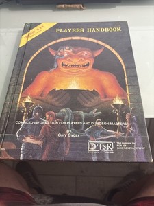 Advanced Dungeons and Dragons 2nd edition Players Handbook - 6th Printing