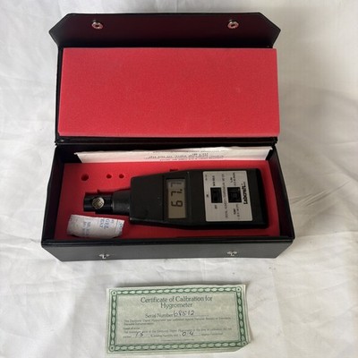 Labcraft Digital Hygrometer with Certificate of Calibration 264-767 Laboratory