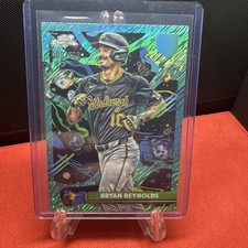 2025 Topps Cosmic Chrome - Bryan Reynolds #10 Aqua Equinox Refractor /199