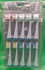 Wellness HP10TX Replacement Heads for HP-STX Sonic Electric Toothbrush 10 Pack 
