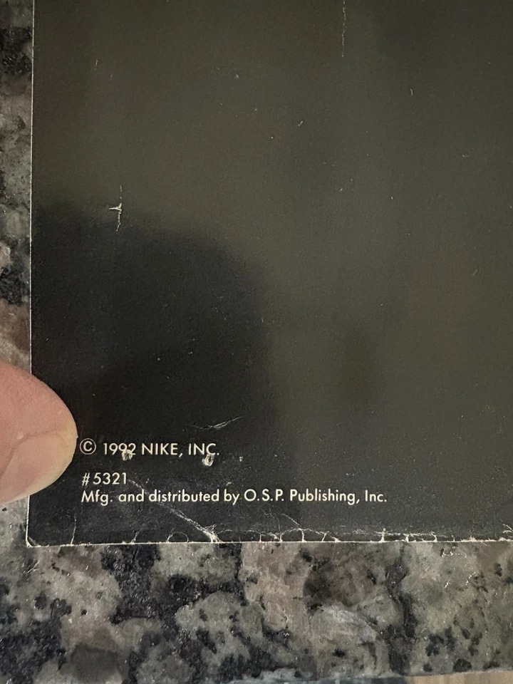 Rare 1992 Atlanta Braves - Deion Sanders "Gone Like the Wind" poster 34X23" - Image 3 of 4