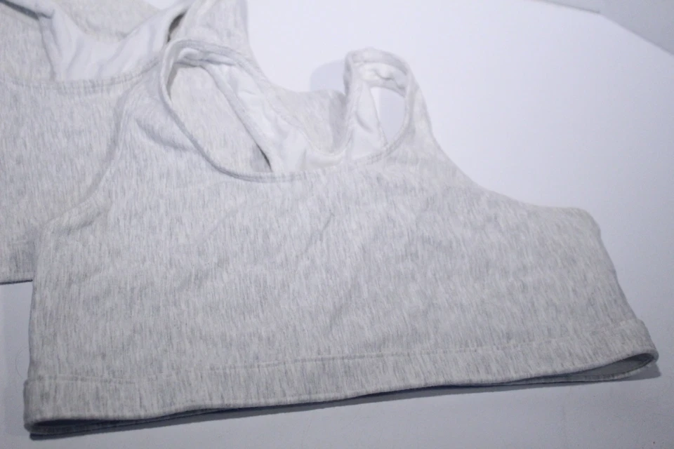 Lot Of 3 Champion 029 Women's Action Tech Sports Bra Size Large XL white/gray - Image 2 of 4