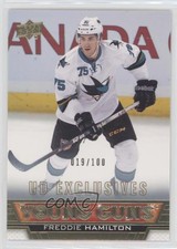 2013-14 Upper Deck Young Guns UD Exclusives 19/100 Freddie Hamilton #458 i9y
