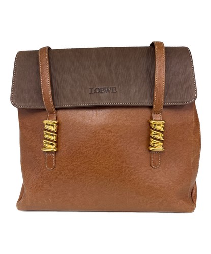 Loewe Shoulder Bag Velasquez Brown Women's #TFB11754