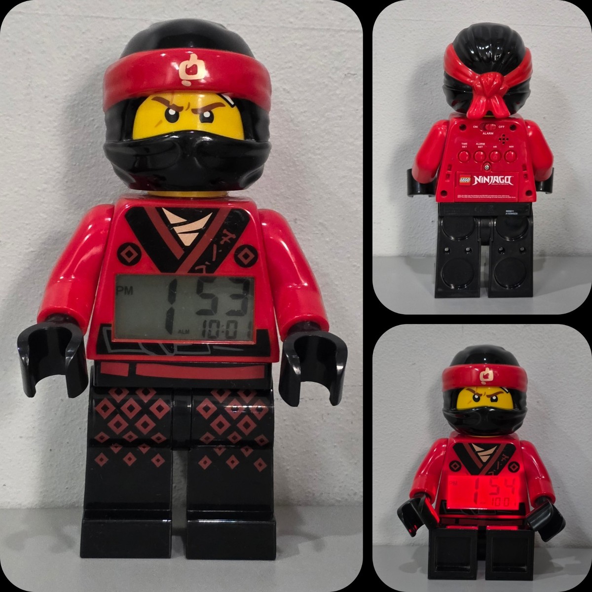 Lego Alarm Clock Ninjago Kai Red Ninja 9