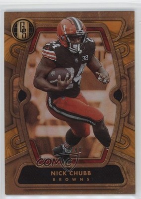 2024 Panini Gold Standard Citrine /40 Nick Chubb #22 1pe6