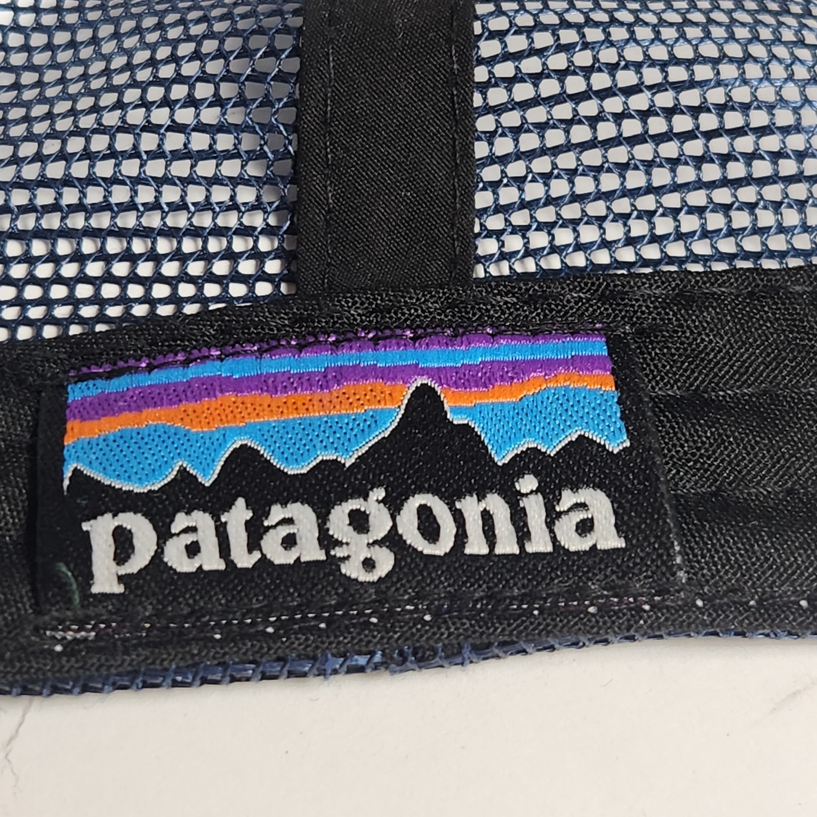 PATAGONIA Hat Cap Black Snap Back Patch Trucker M… - image 9