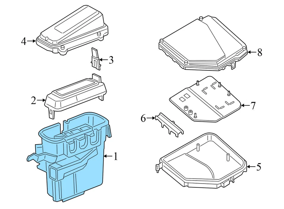 AUDI TT RS QUATTRO 2012-2014 - Parasol derecho/espejo 8J8857552J Foto 4 de 4