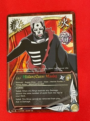 Naruto CCG, Hidan (Curse Mode), 784, MP, Rare, 1st Edition